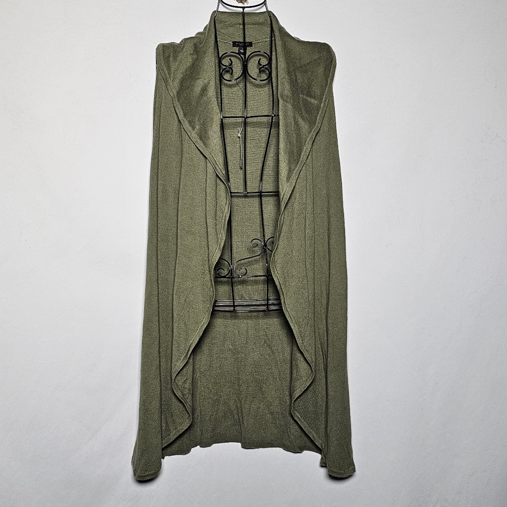 Olive Green Women's Drape Cardigan NWT Size Small